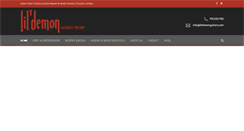 Desktop Screenshot of lildemonguitars.com